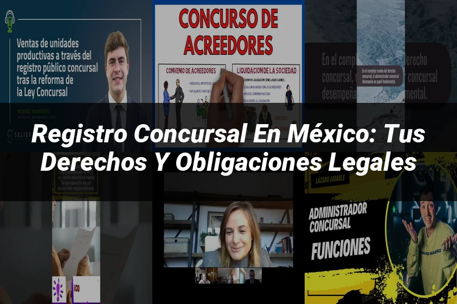 "Registro concursal en México: tus derechos y obligaciones legales"