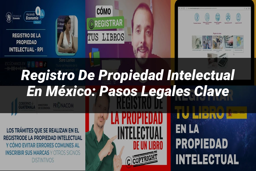 "Registro de Propiedad Intelectual en México: Pasos Legales Clave"