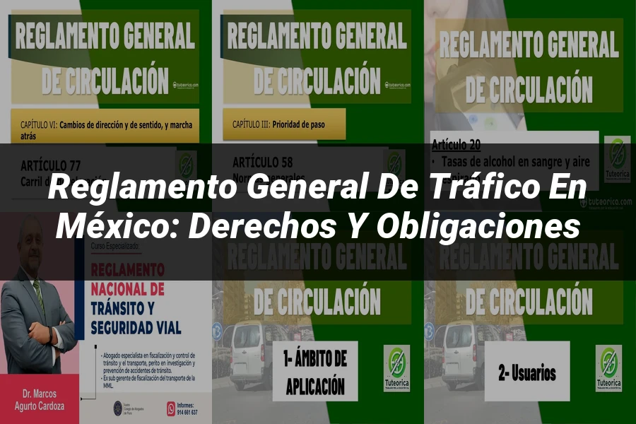 "Reglamento General de Tráfico en México: Derechos y Obligaciones"