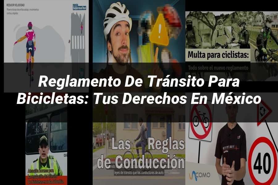 "Reglamento de Tránsito para Bicicletas: Tus Derechos en México"