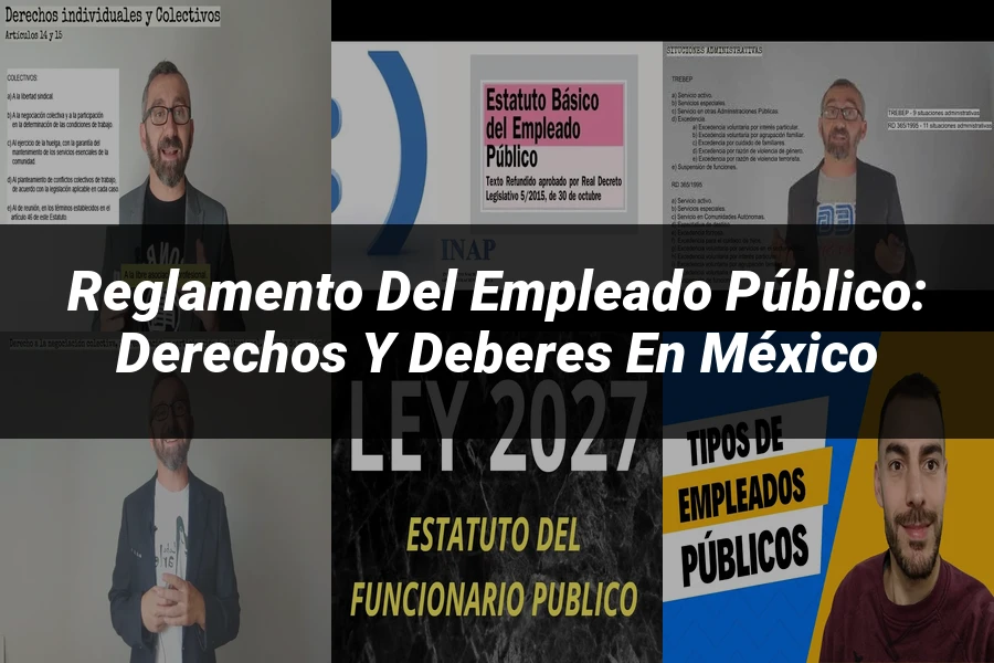 "Reglamento del Empleado Público: Derechos y Deberes en México"