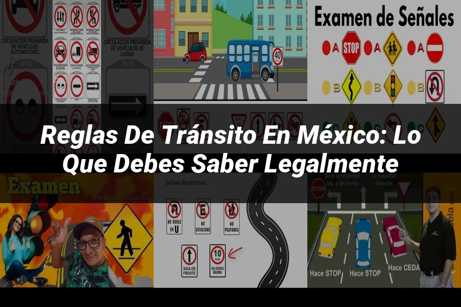 "Reglas de Tránsito en México: Lo que Debes Saber Legalmente"