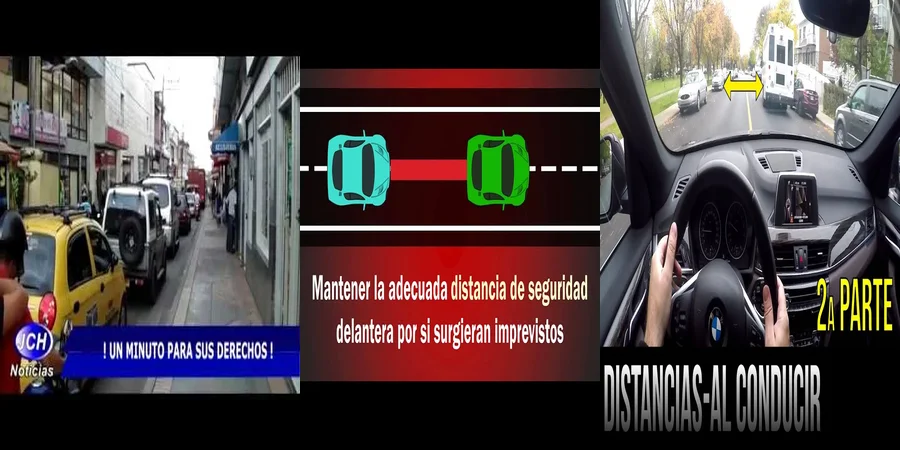 "Reglas sobre la distancia entre vehículos en el tránsito mexicano"