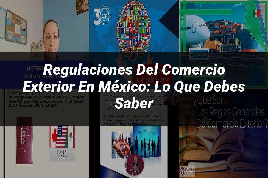 "Regulaciones del Comercio Exterior en México: Lo Que Debes Saber"