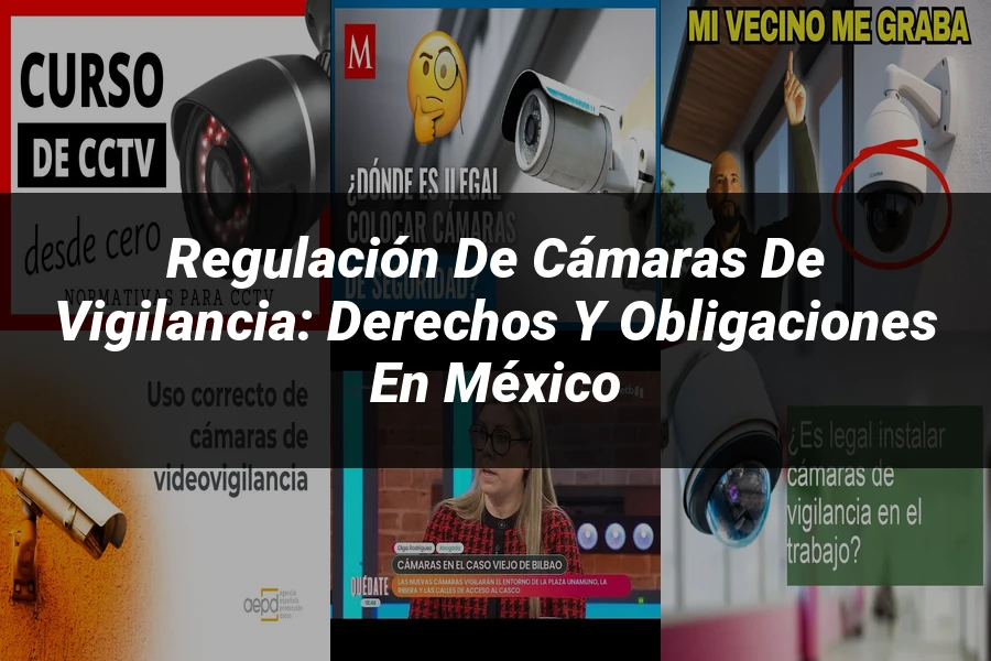 "Regulación de Cámaras de Vigilancia: Derechos y Obligaciones en México"