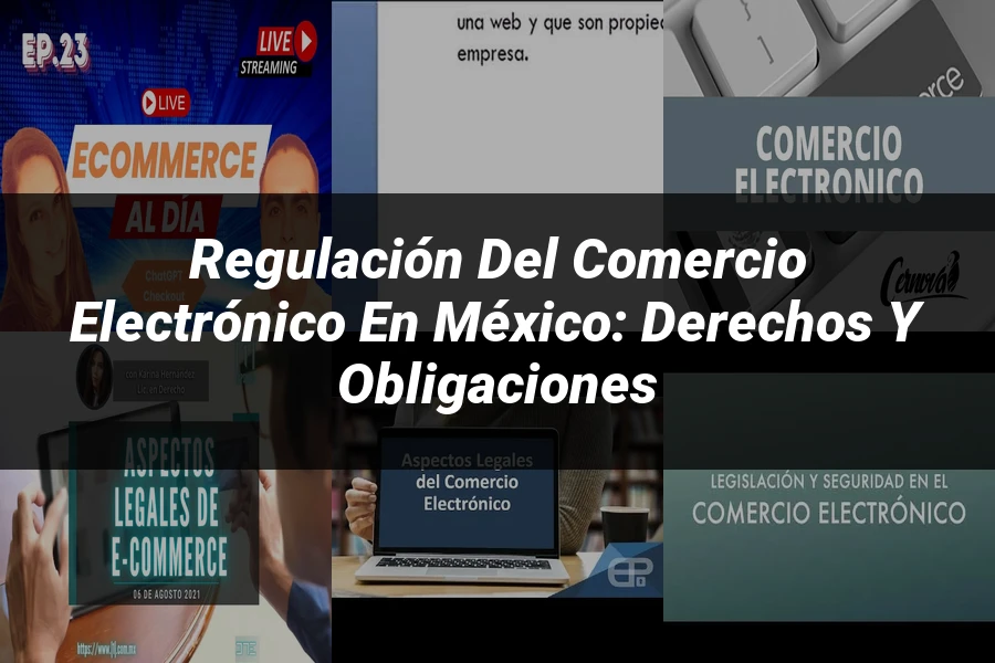 "Regulación del Comercio Electrónico en México: Derechos y Obligaciones"