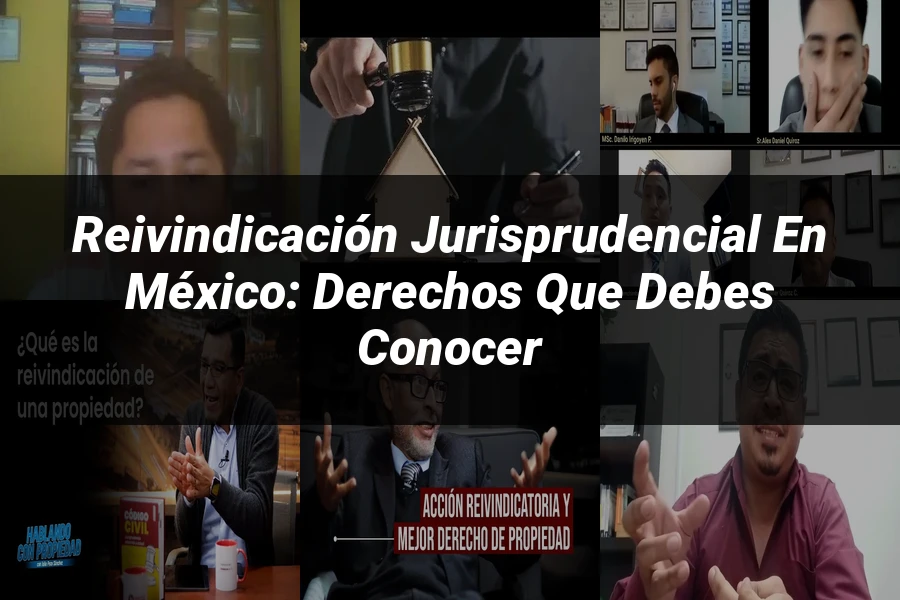 "Reivindicación Jurisprudencial en México: Derechos que Debes Conocer"