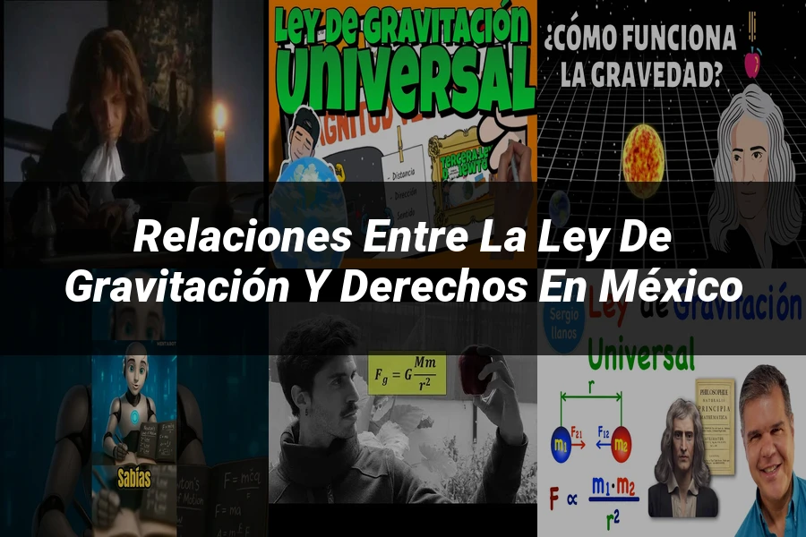 "Relaciones entre la ley de gravitación y derechos en México"