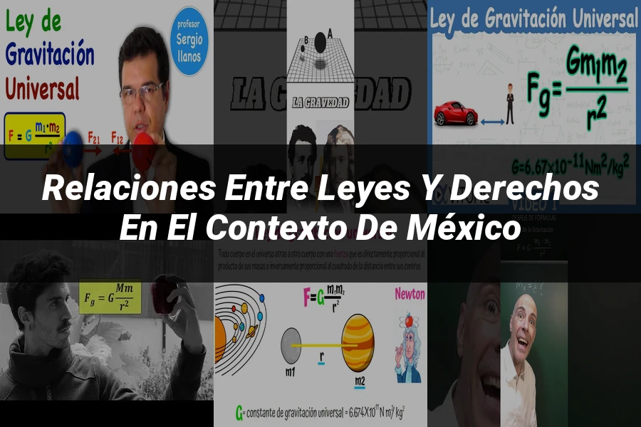 "Relaciones entre leyes y derechos en el contexto de México"