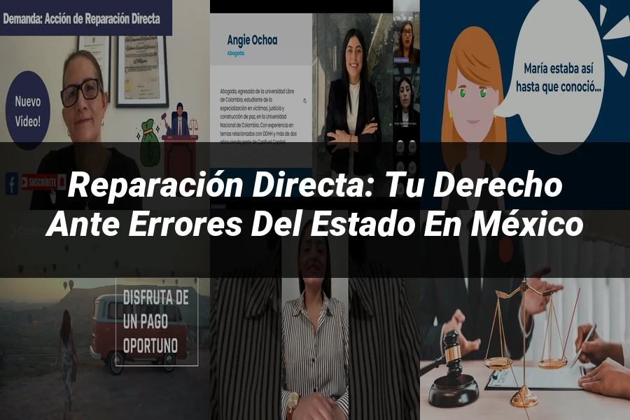 "Reparación Directa: Tu Derecho ante Errores del Estado en México"