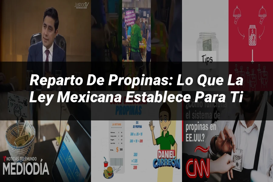 "Reparto de Propinas: Lo que la Ley Mexicana Establece para Ti"