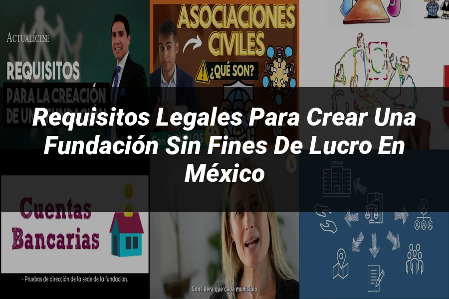"Requisitos Legales para Crear una Fundación sin Fines de Lucro en México"