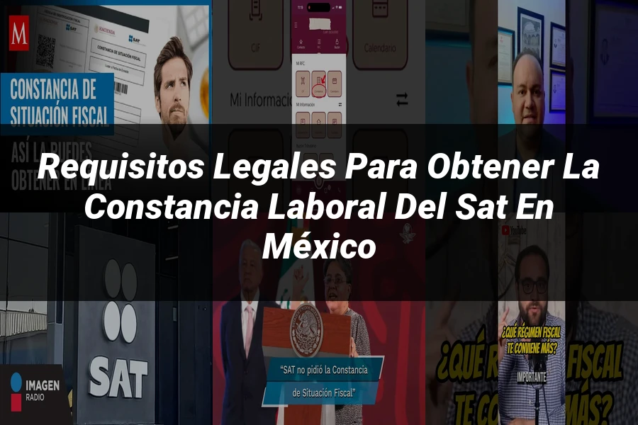 "Requisitos Legales para Obtener la Constancia Laboral del SAT en México"