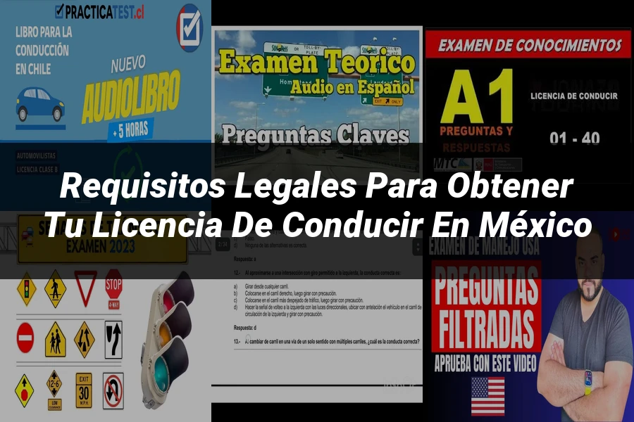 "Requisitos Legales para Obtener tu Licencia de Conducir en México"
