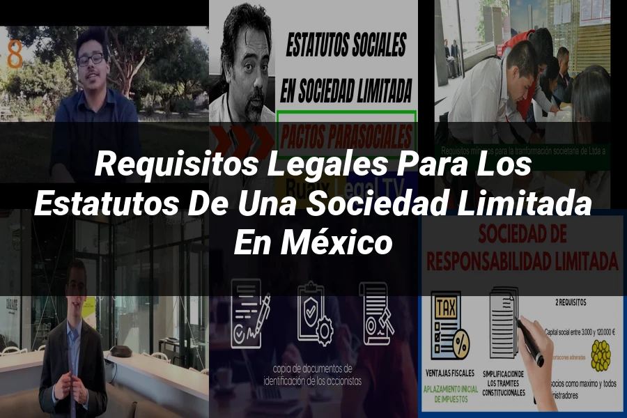 "Requisitos Legales para los Estatutos de una Sociedad Limitada en México"