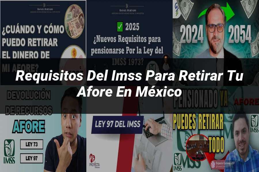 "Requisitos del IMSS para Retirar tu Afore en México"
