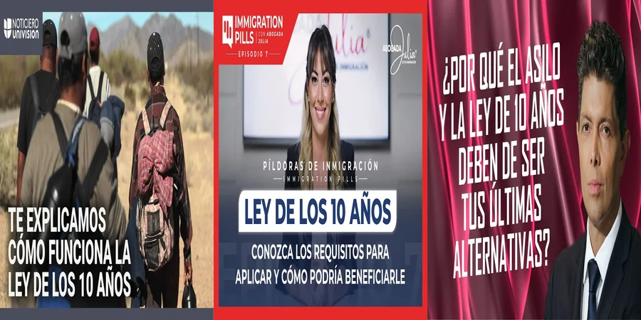 "Requisitos legales de la ley de 10 años de inmigración en México"
