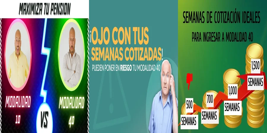 "Requisitos legales de semanas cotizadas en modalidad 40 en México"