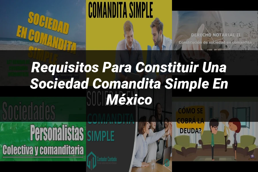 "Requisitos para Constituir una Sociedad Comandita Simple en México"