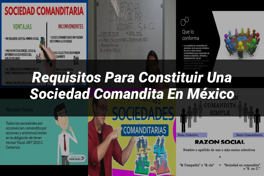 "Requisitos para Constituir una Sociedad Comandita en México"
