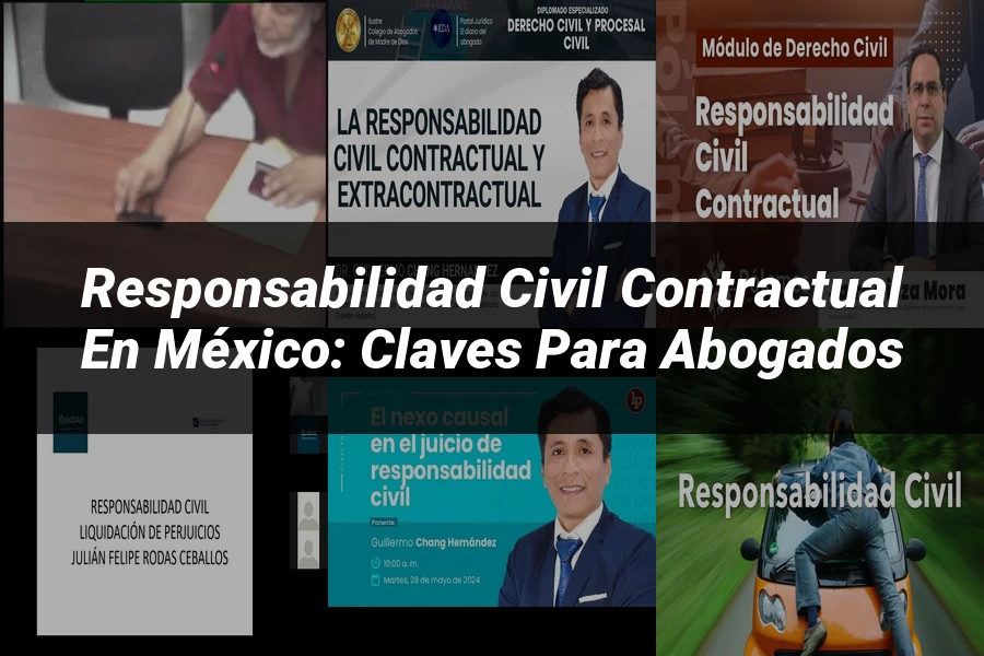 "Responsabilidad Civil Contractual en México: Claves para Abogados"