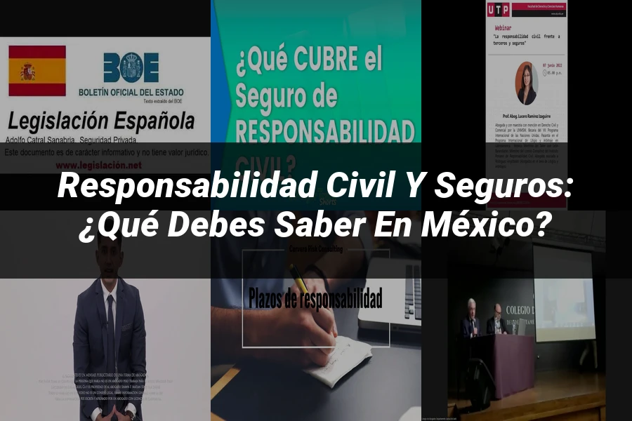"Responsabilidad Civil y Seguros: ¿Qué Debes Saber en México?"