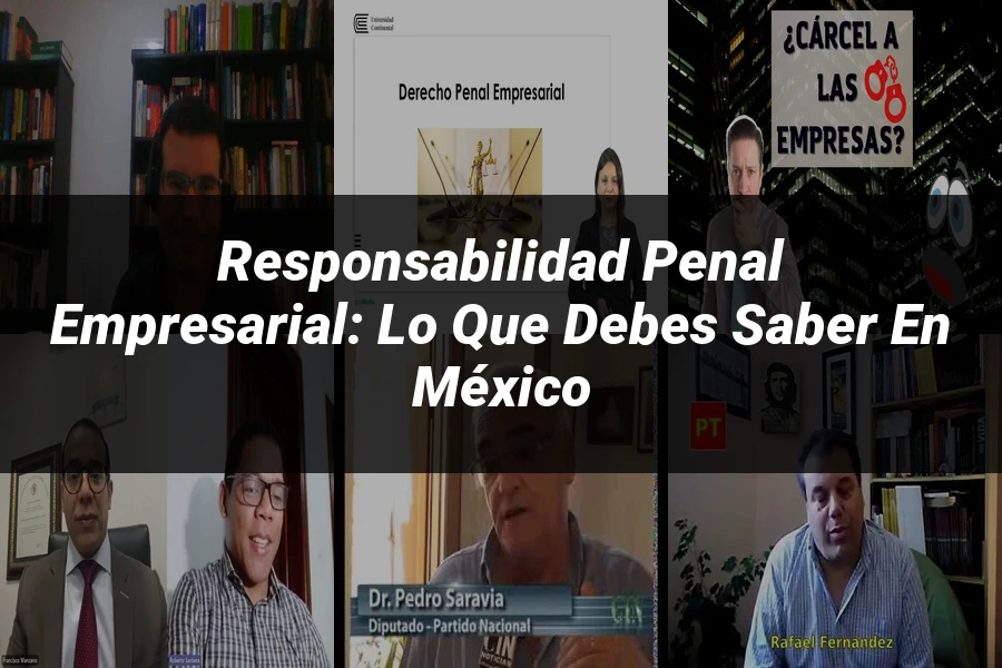 "Responsabilidad Penal Empresarial: Lo Que Debes Saber en México"