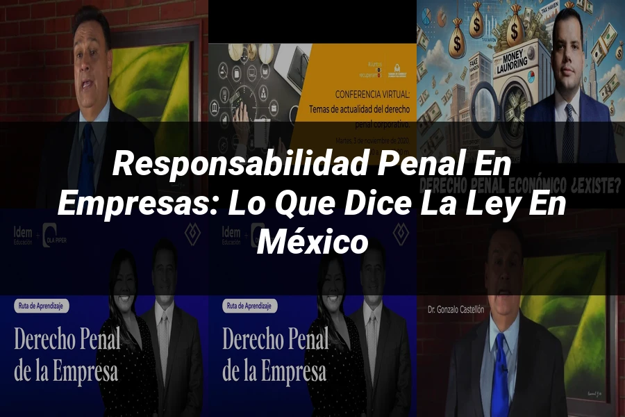 "Responsabilidad Penal en Empresas: Lo que Dice la Ley en México"