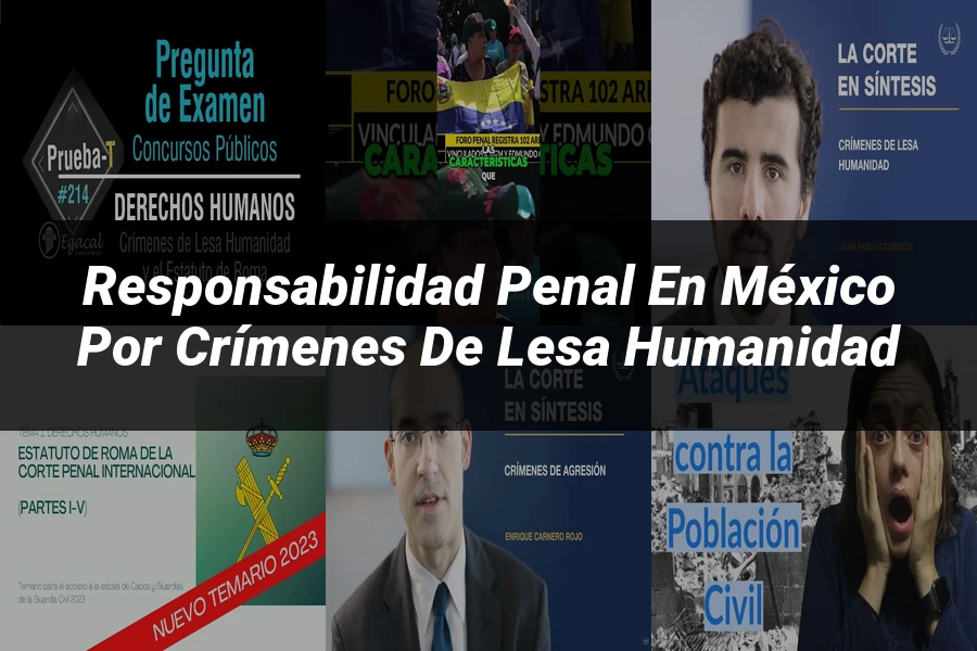 "Responsabilidad Penal en México por Crímenes de Lesa Humanidad"