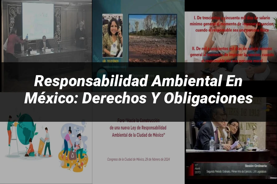 "Responsabilidad ambiental en México: derechos y obligaciones"