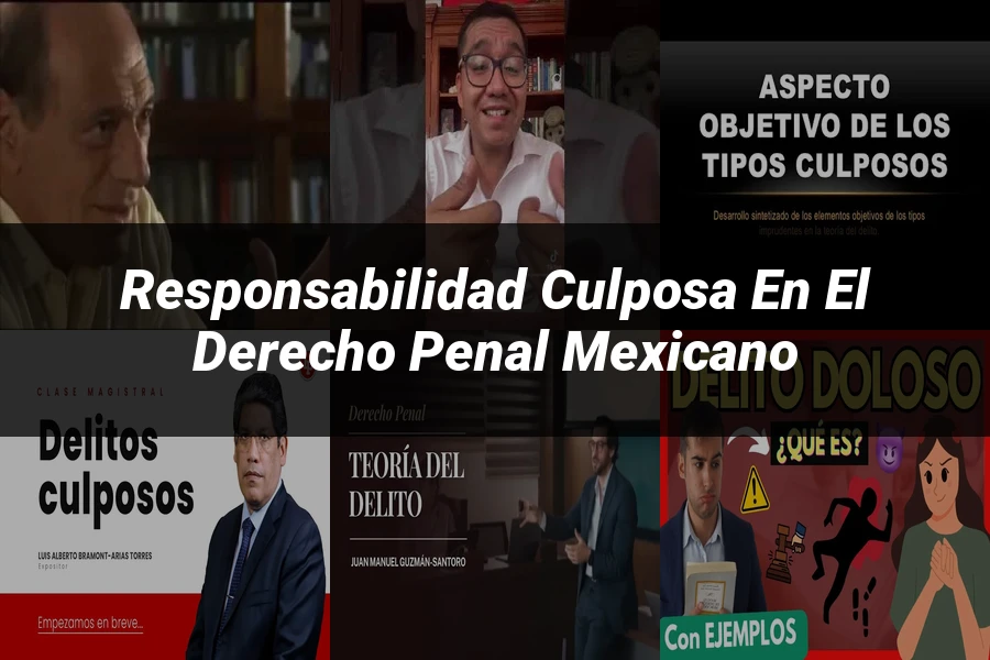 "Responsabilidad culposa en el derecho penal mexicano"