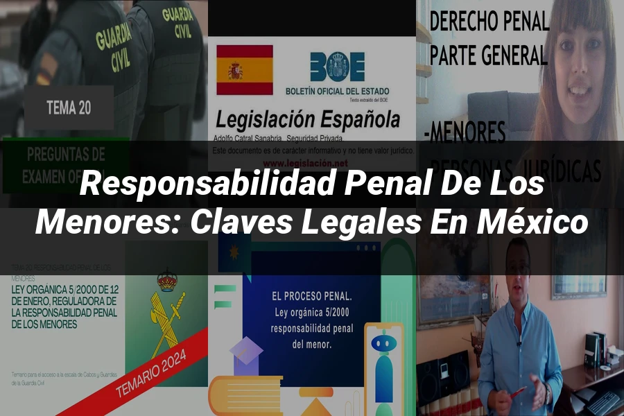 "Responsabilidad penal de los menores: claves legales en México"