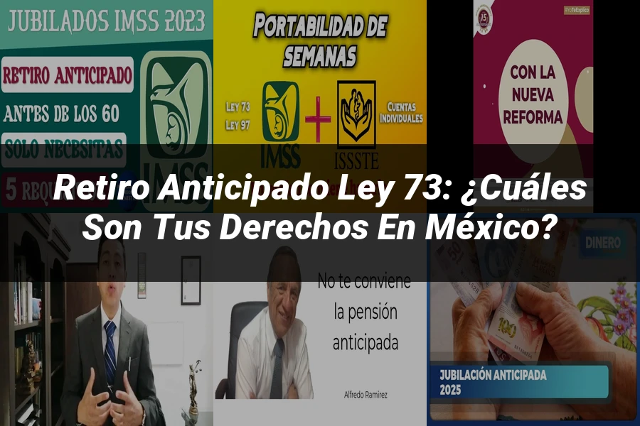 "Retiro anticipado ley 73: ¿Cuáles son tus derechos en México?"