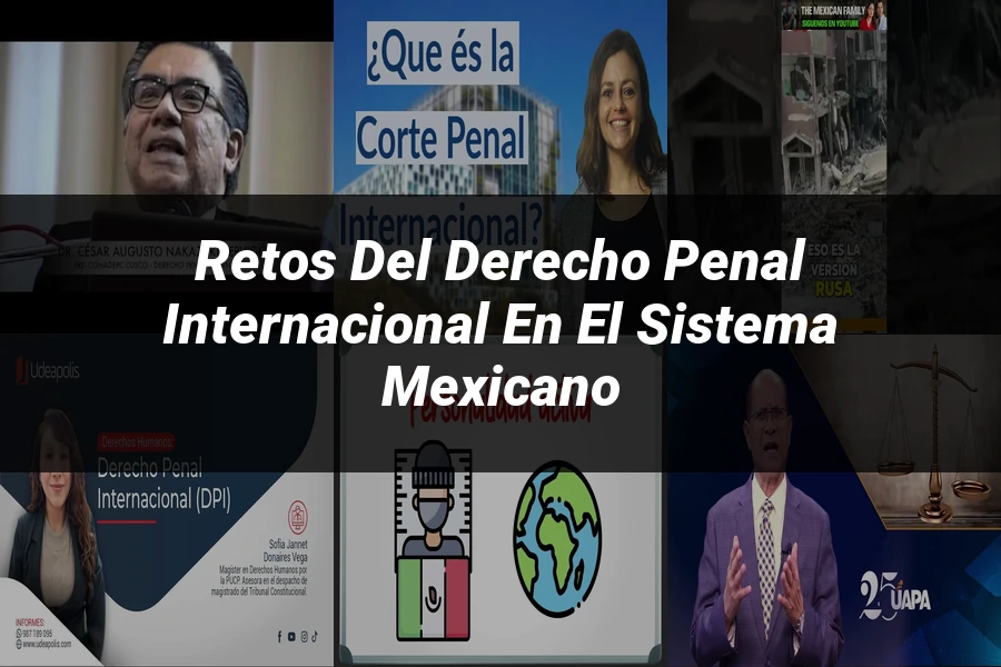 "Retos del derecho penal internacional en el sistema mexicano"