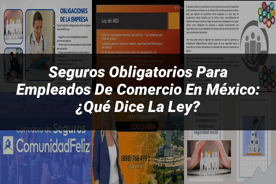 "Seguros Obligatorios para Empleados de Comercio en México: ¿Qué Dice la Ley?"