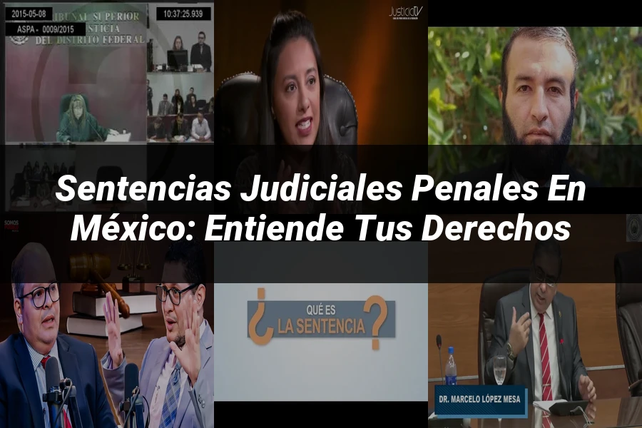 "Sentencias Judiciales Penales en México: Entiende tus Derechos"