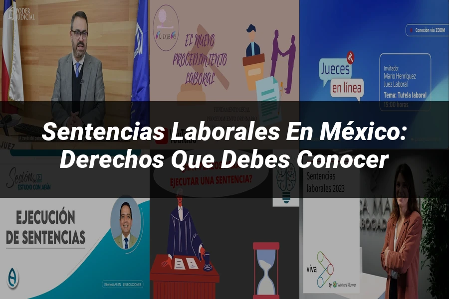 "Sentencias Laborales en México: Derechos que Debes Conocer"