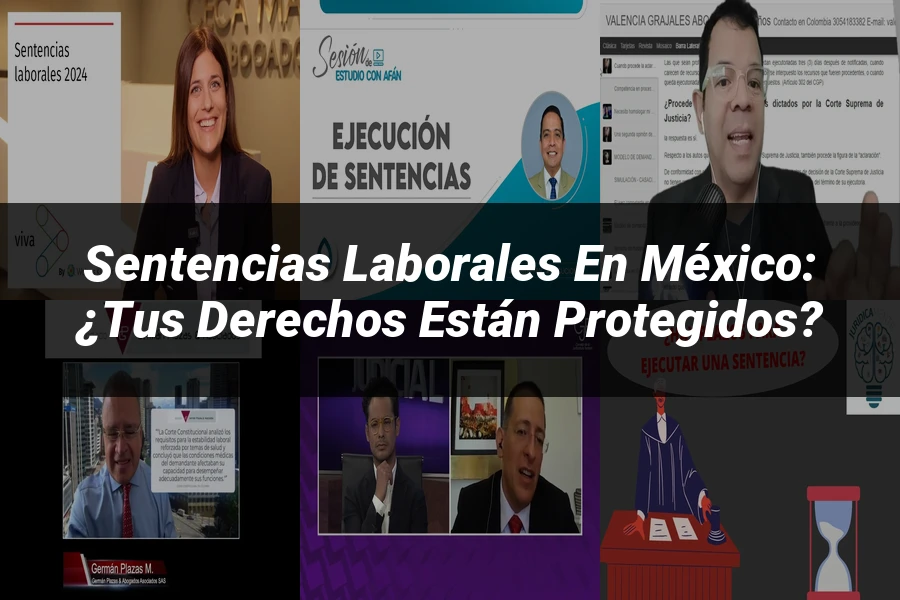 "Sentencias Laborales en México: ¿Tus Derechos Están Protegidos?"