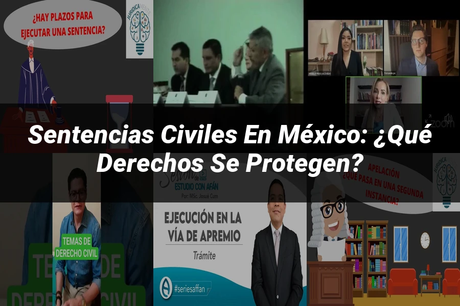 "Sentencias civiles en México: ¿Qué derechos se protegen?"
