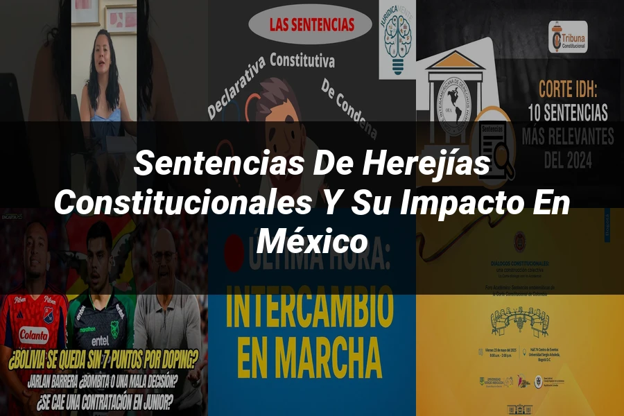"Sentencias de herejías constitucionales y su impacto en México"