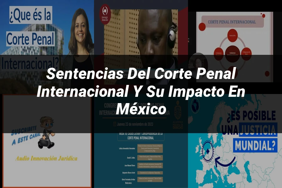 "Sentencias del Corte Penal Internacional y su Impacto en México"