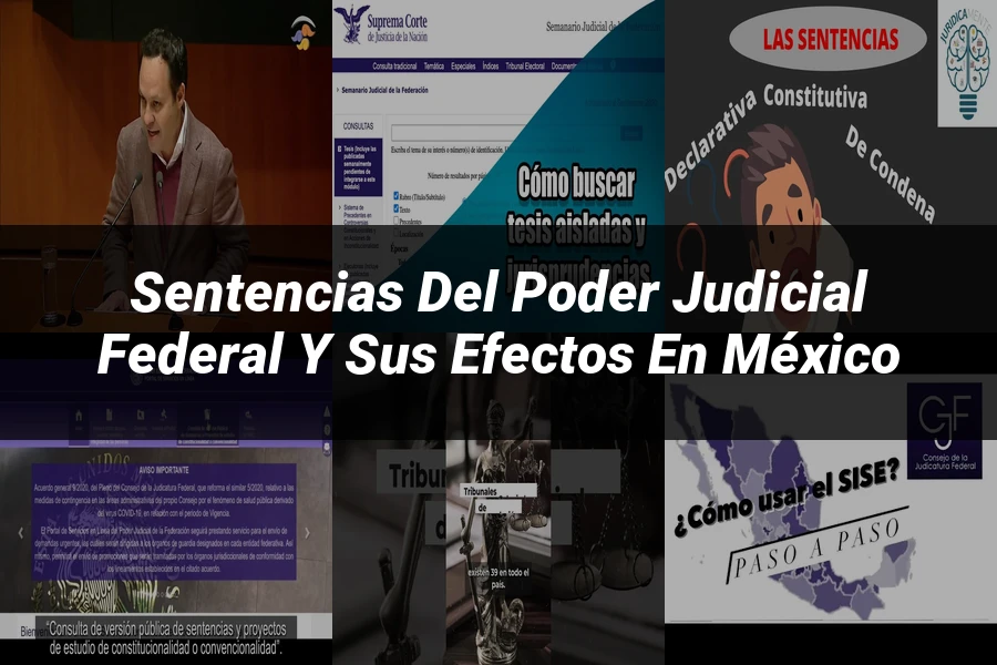 "Sentencias del Poder Judicial Federal y sus Efectos en México"