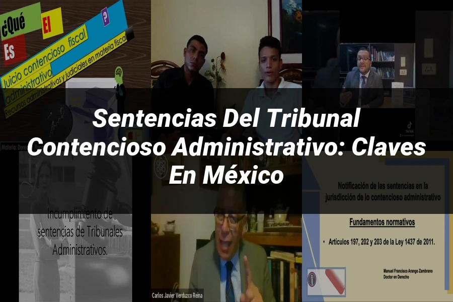 "Sentencias del Tribunal Contencioso Administrativo: Claves en México"
