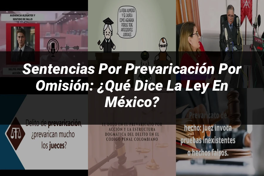 "Sentencias por Prevaricación por Omisión: ¿Qué Dice la Ley en México?"