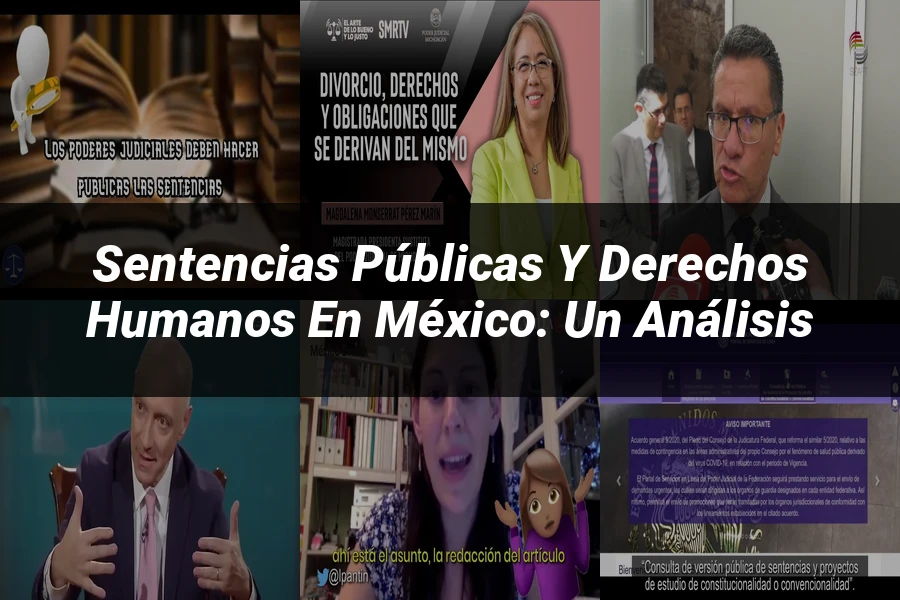 "Sentencias públicas y derechos humanos en México: un análisis"