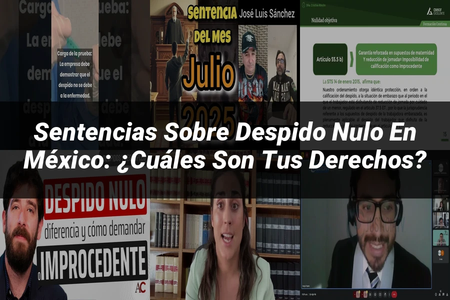 "Sentencias sobre Despido Nulo en México: ¿Cuáles son tus Derechos?"