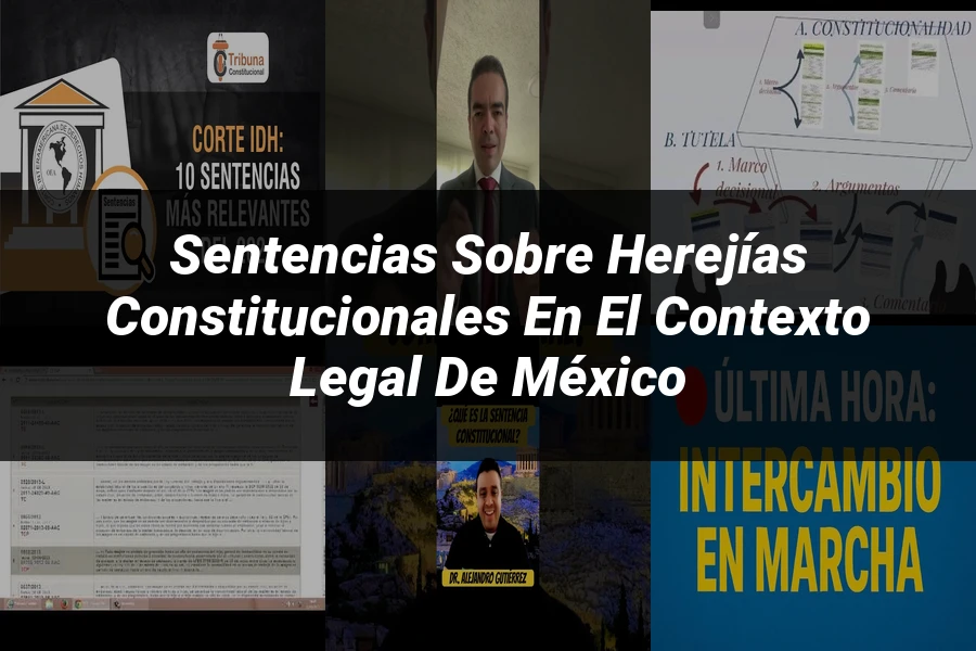"Sentencias sobre herejías constitucionales en el contexto legal de México"