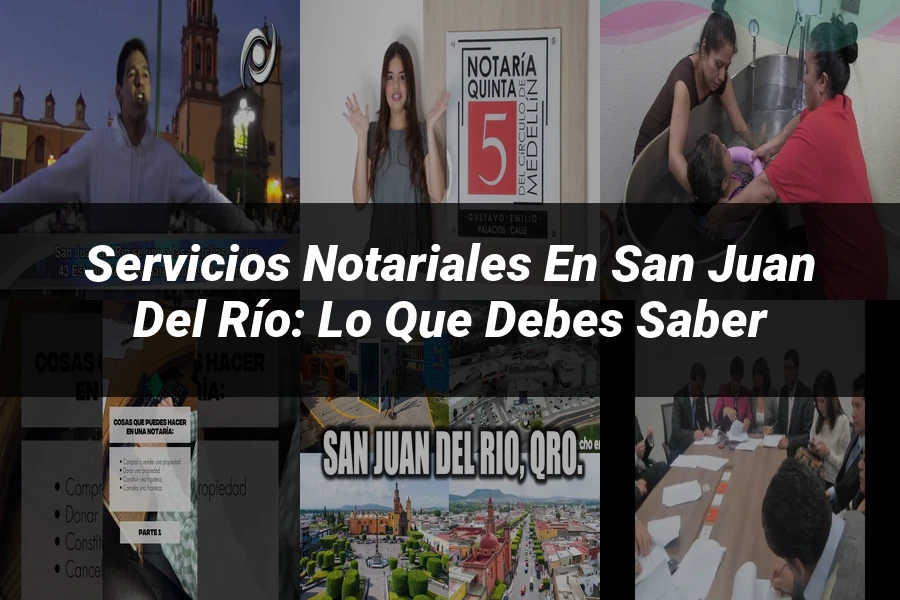 "Servicios notariales en San Juan del Río: lo que debes saber"