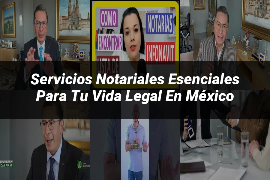 "Servicios notariales esenciales para tu vida legal en México"