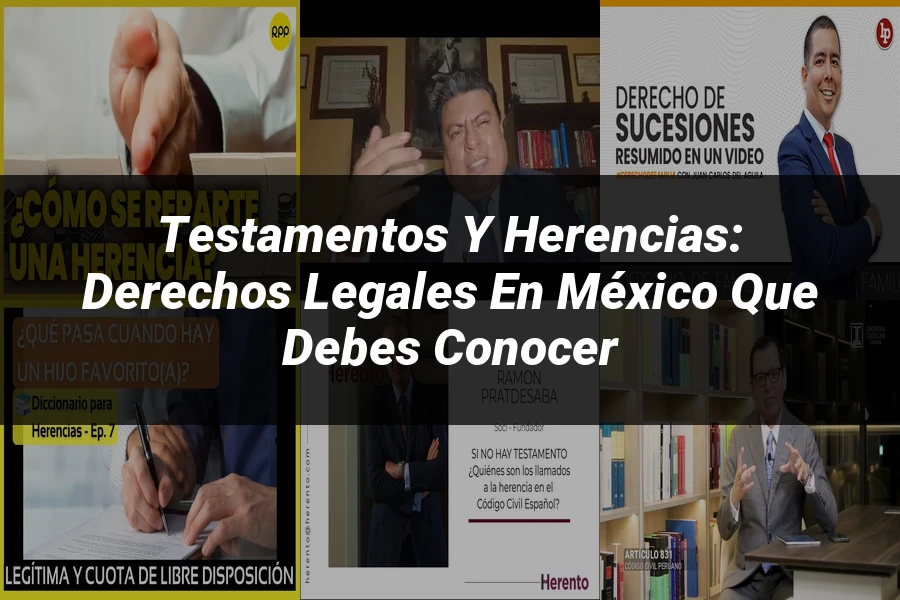 "Testamentos y Herencias: Derechos Legales en México que Debes Conocer"